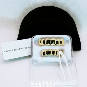 18kt gold filled 6 top & bottoms hip hop grillz